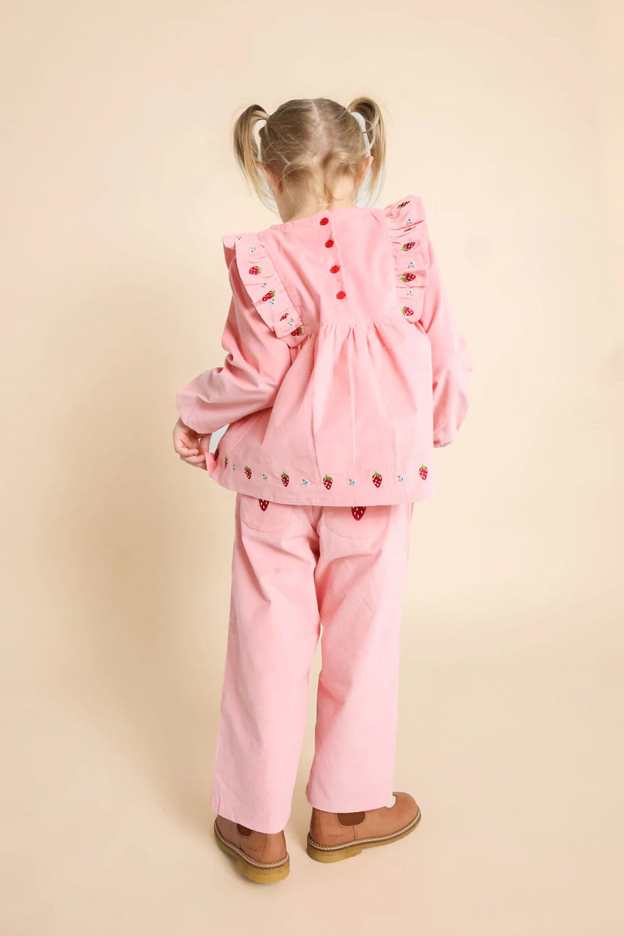 Belle Blouse – Blusa in Cotone  -Warm Pink