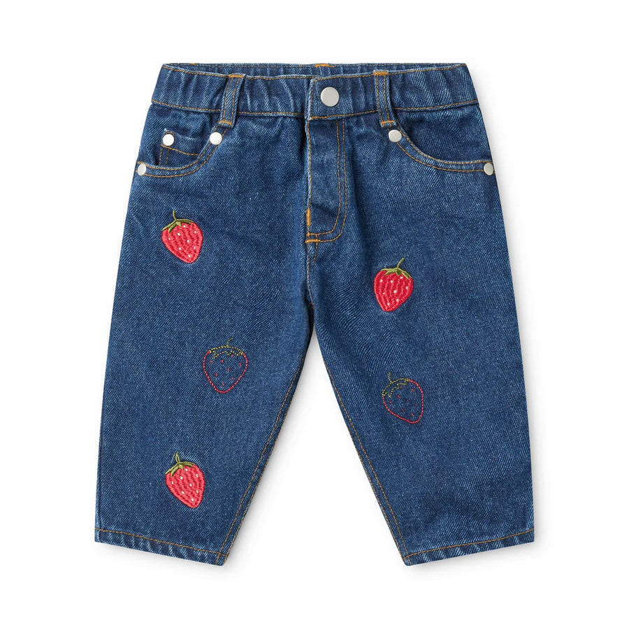 Sage Jeans in Cotone -Mid Blue
