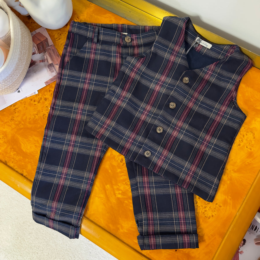 Pantalone scozzese regolabile in vita – Versatile e dai colori eleganti