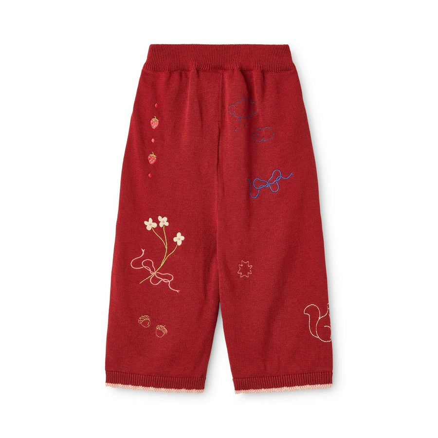 Pantalone Agnes – Dark Cranberry