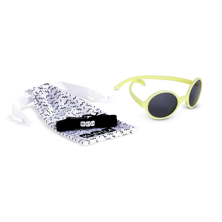 Occhiali da sole bambini UV400, montatura flessibile e sicura-ROZZ lemonade