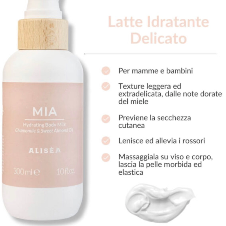 latte idratante delicato
