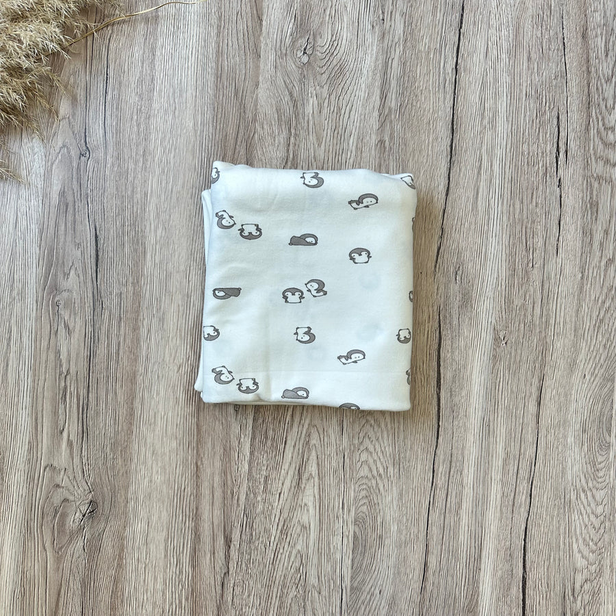 Copertina Pinguini in jersey di cotone – 90 × 60 cm -4 stagioni