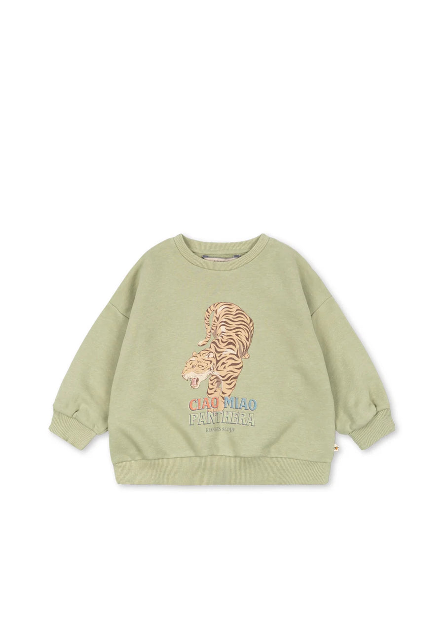 LOU SWEAT SHIRT GOTS - Sage