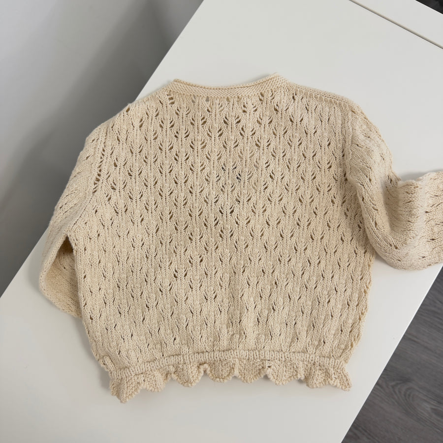 Cardigan Ivy – Cardigan in tricot openwork