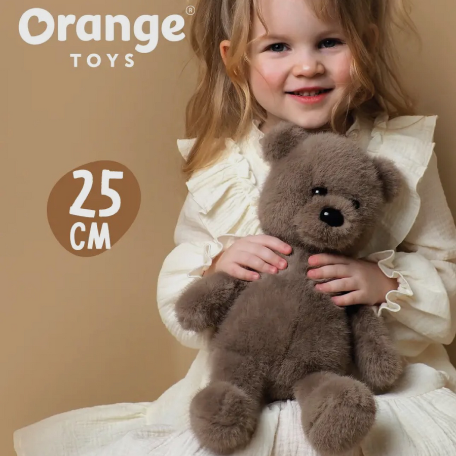 Orsetto morbidissimo 25cm -tortora- il compagno perfetto per ogni coccola