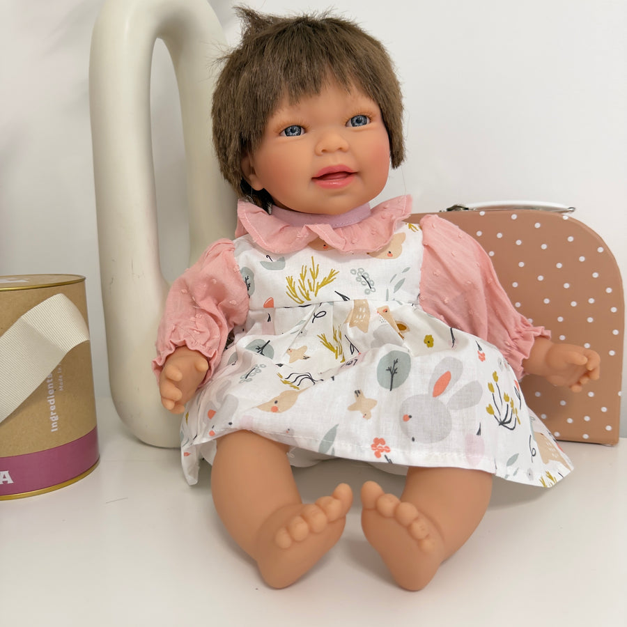 Reborn little Susi - Bambola 40 cm con arti in vinile e corpo morbido
