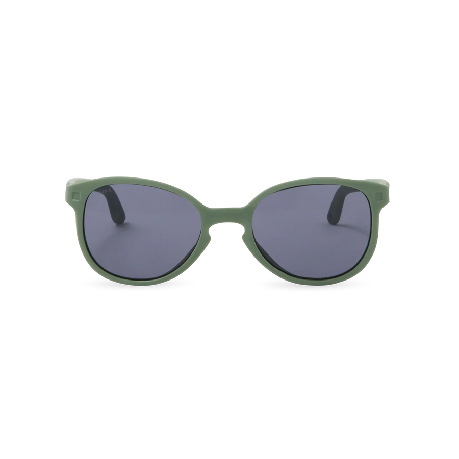 Occhiali da sole bambini UV400 flessibili e resistenti- WAZZ khaki