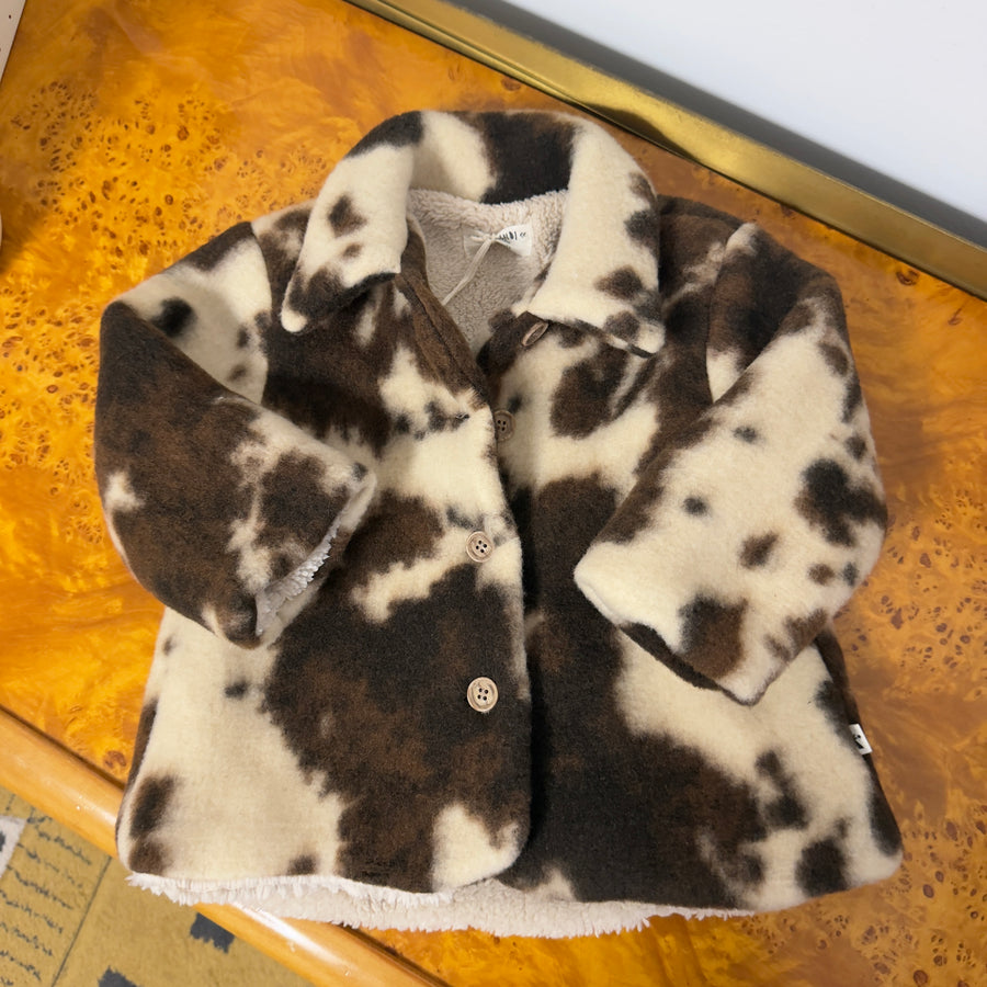 Cappotto con interno teddy COW