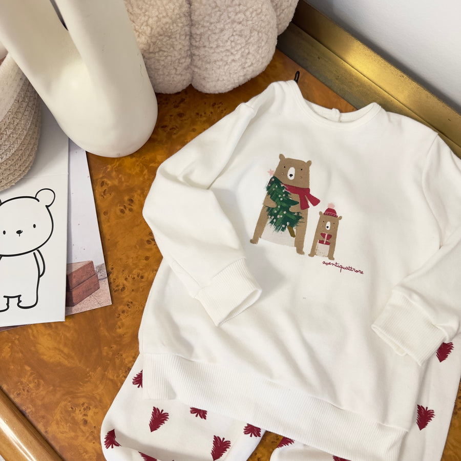 Set basic orsetti con l’albero di Natale