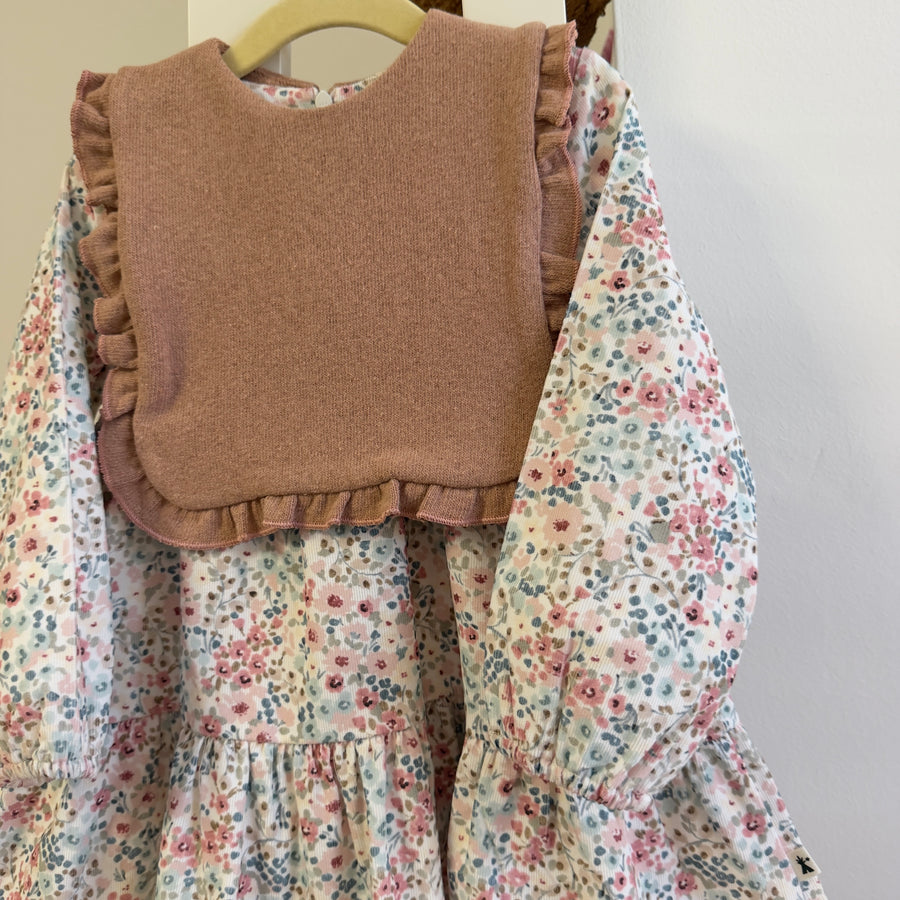 Gilet in caldo cotone blush