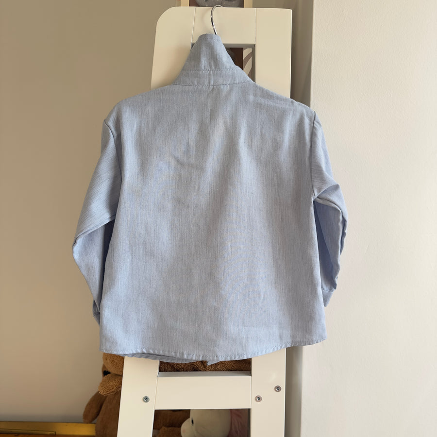 Camicia in morbidissimo cotone azzurro – Versatile e perfetta per ogni occasione