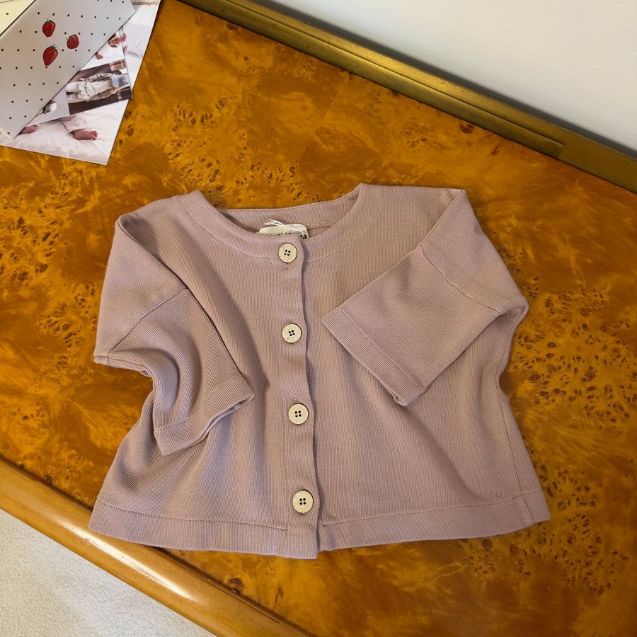 Cardigan a Scatoletta in Filo Morbidissimo – Cameo Rose