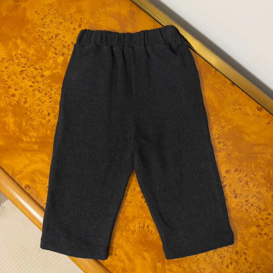 Pantalone in Caldo Cotone -Carbone