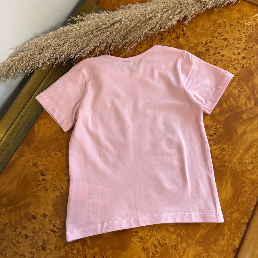 T-shirt in jersey di cotone stelle marine