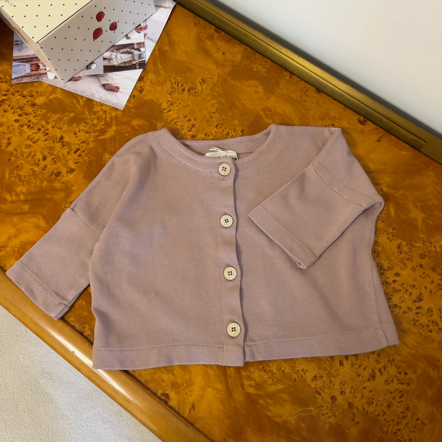 Cardigan a Scatoletta in Filo Morbidissimo – Cameo Rose