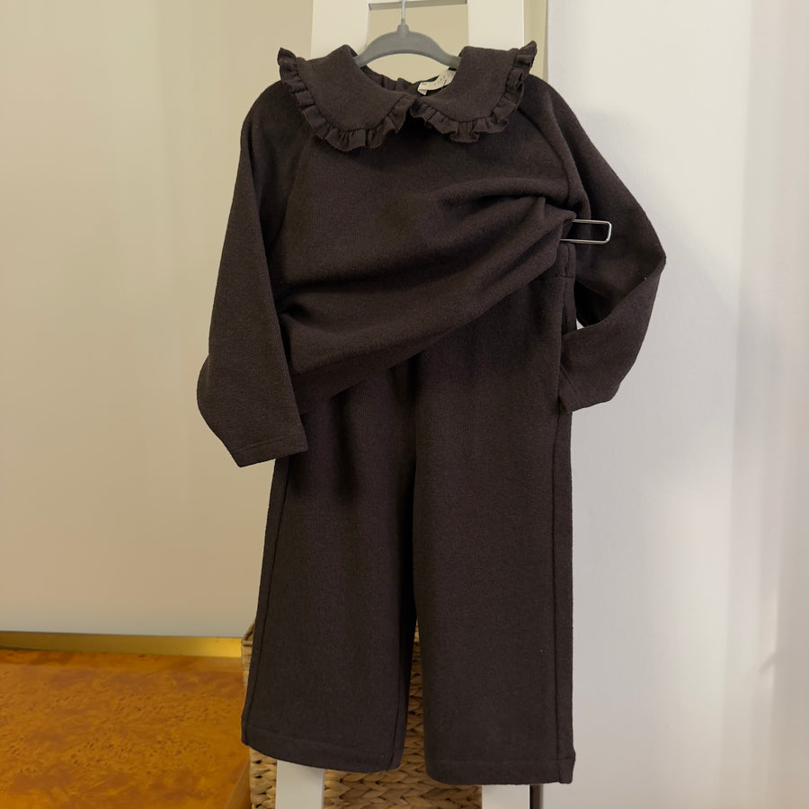 Maglia con colletto a balza – Ice Coffee
