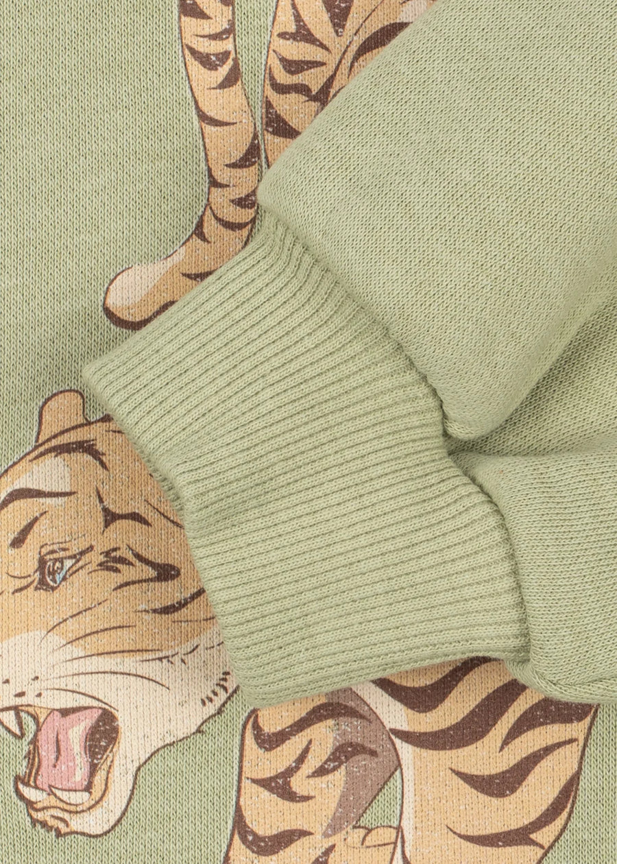 LOU SWEAT SHIRT GOTS - Sage