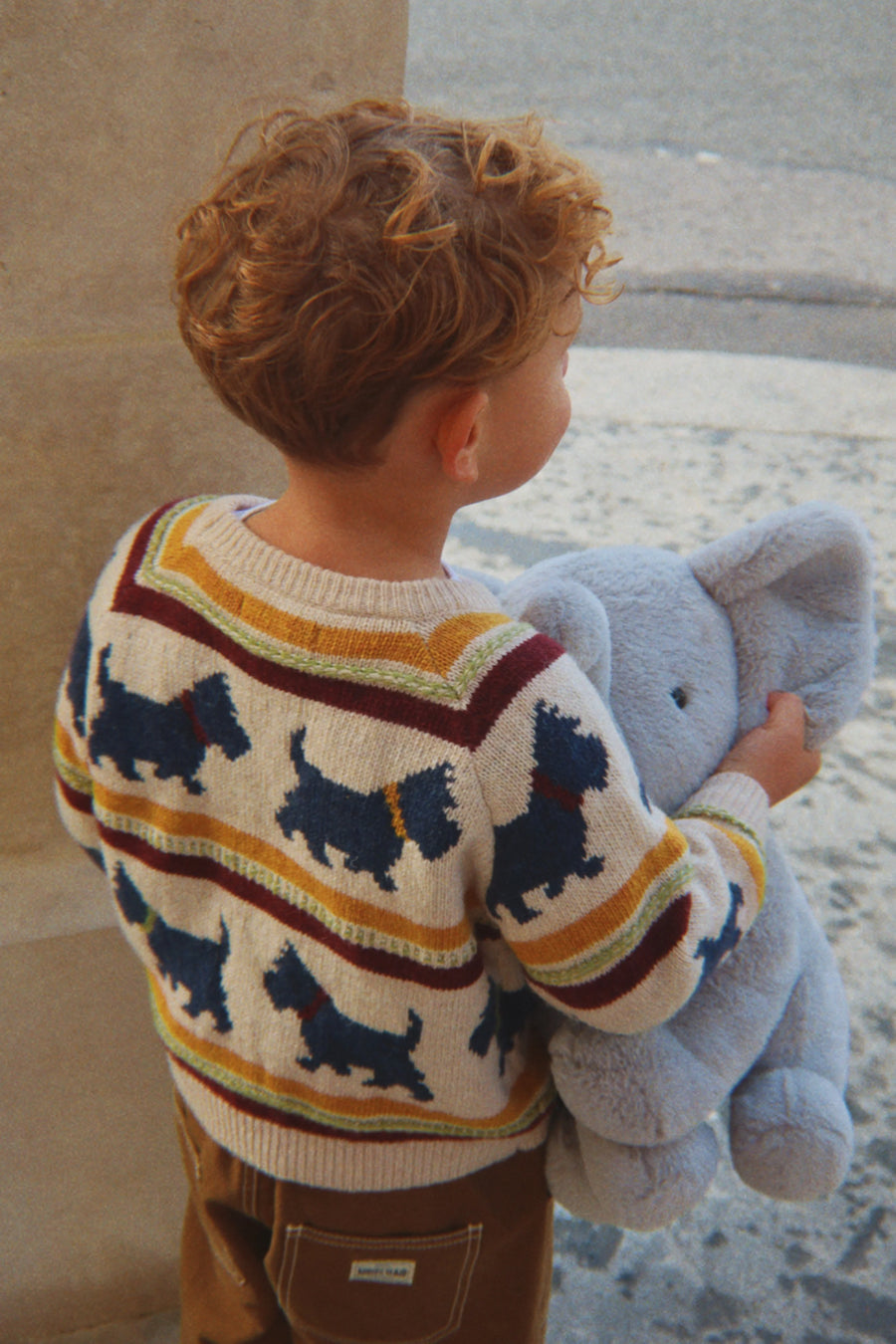 Maglione belou in misto lana- piccolo scottie