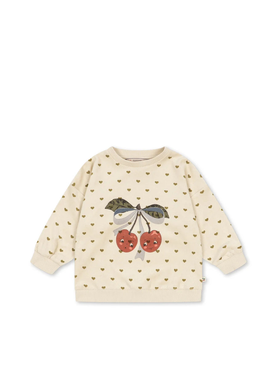 MITTY SWEAT SHIRT GOTS- Oyster Coeur
