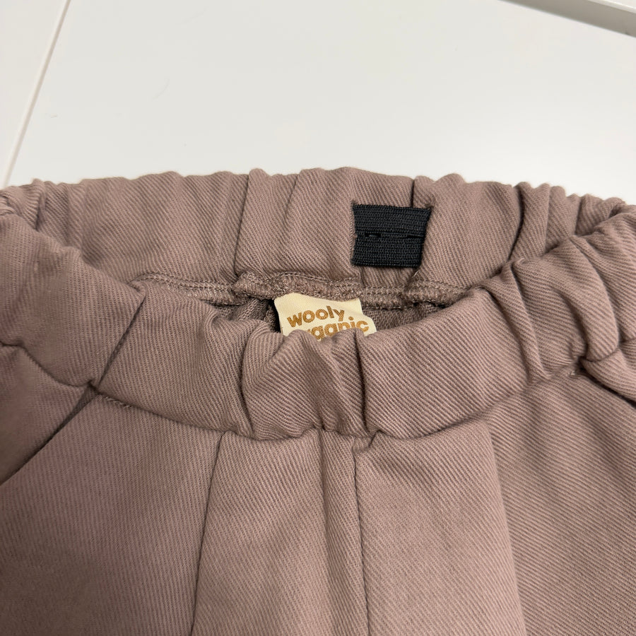 Pantalone in cotone organico - taupe