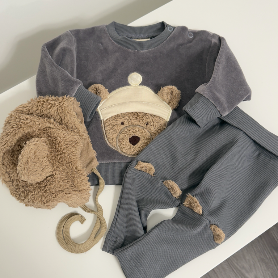 Maglia baby con orsetto 3D