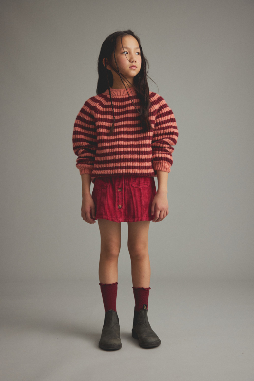 Maglia tricot a righe