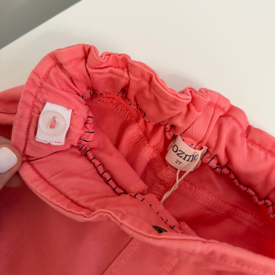 Pantaloni Atenas in twill elasticizzato – Tomato