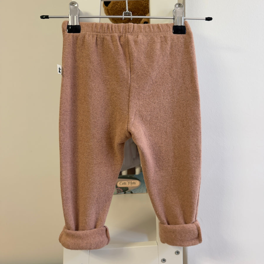 Leggings in caldo cotone blush
