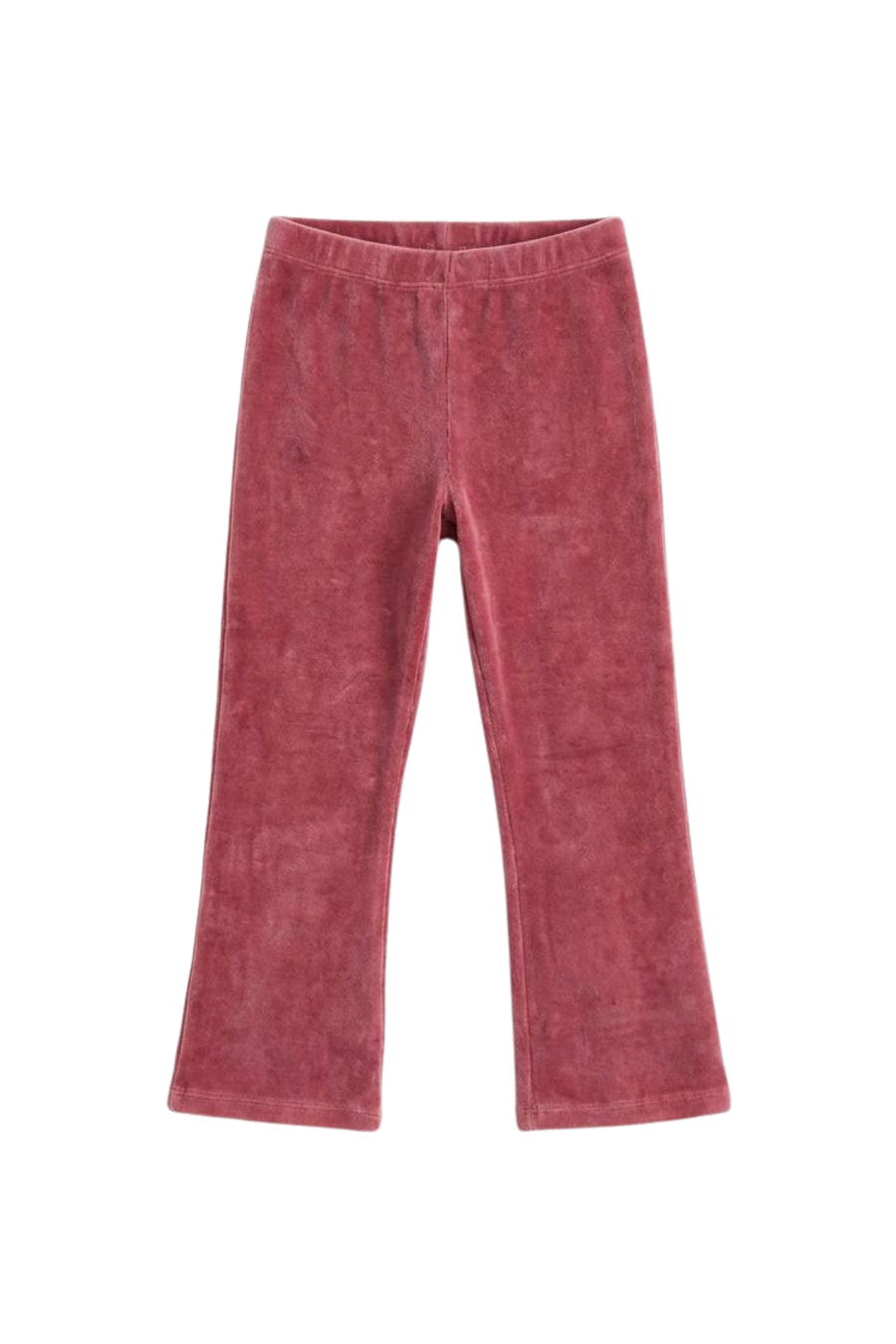 Leggings a trombetta Charlie in ciniglia Bio– Raspberry