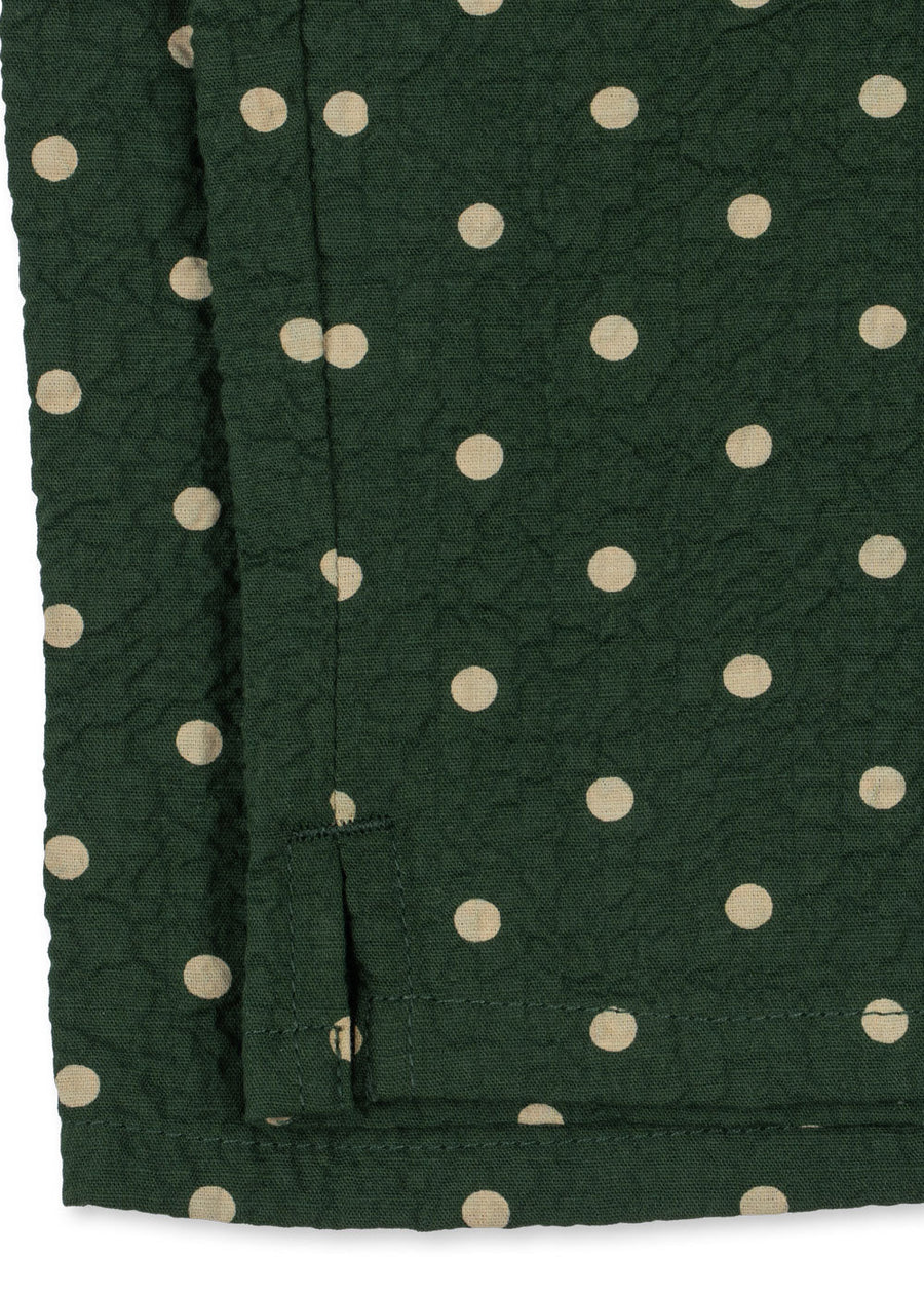 Pantalone in cotone Elin organico seersucker – dot marseille