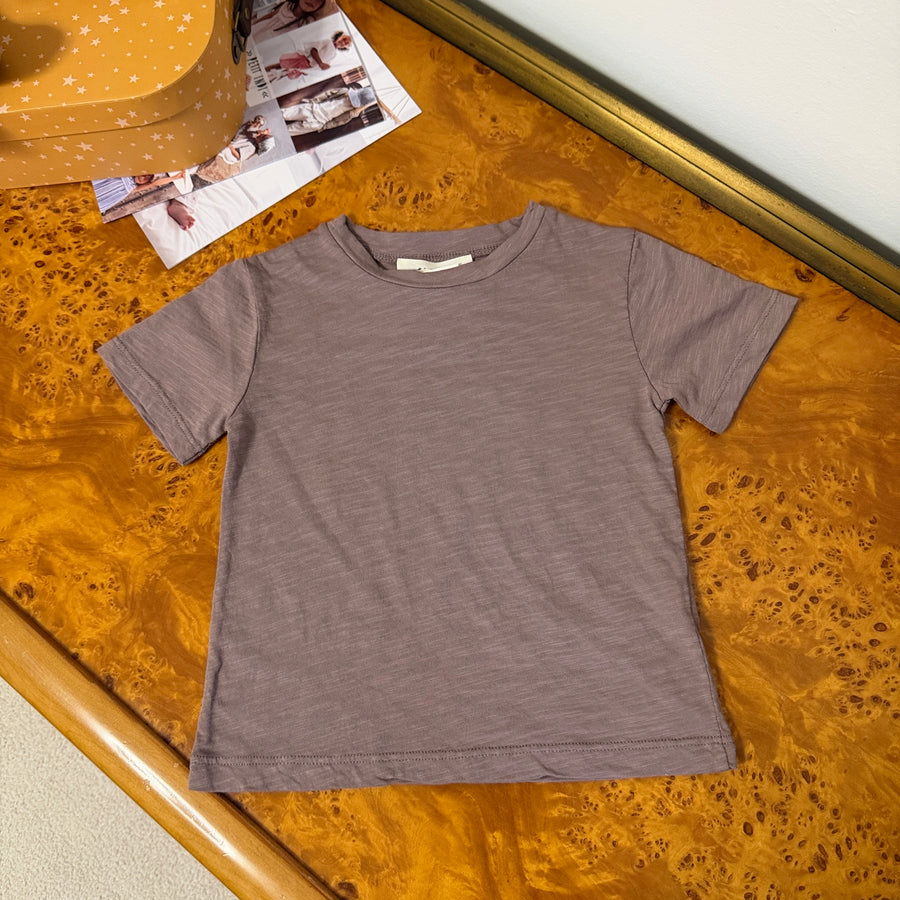 T-shirt basic in cotone fiammato morbidissimo