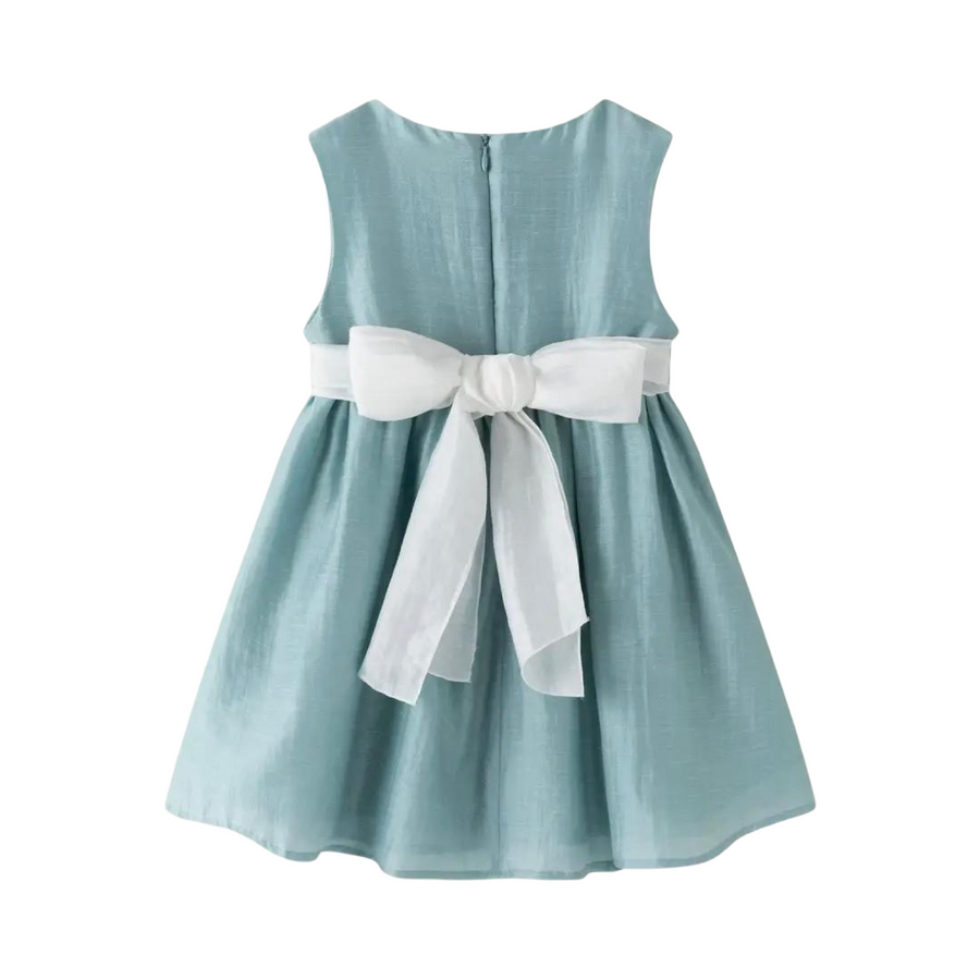 Abito Cerimonia Tiffany con Cintura a Fiocco