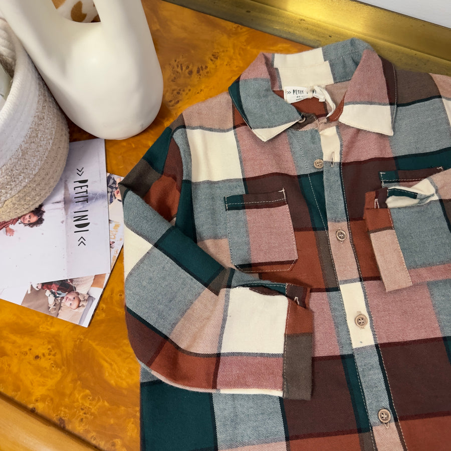 Camicia a quadri di cotone morbidissimo - stile e comfort assoluto