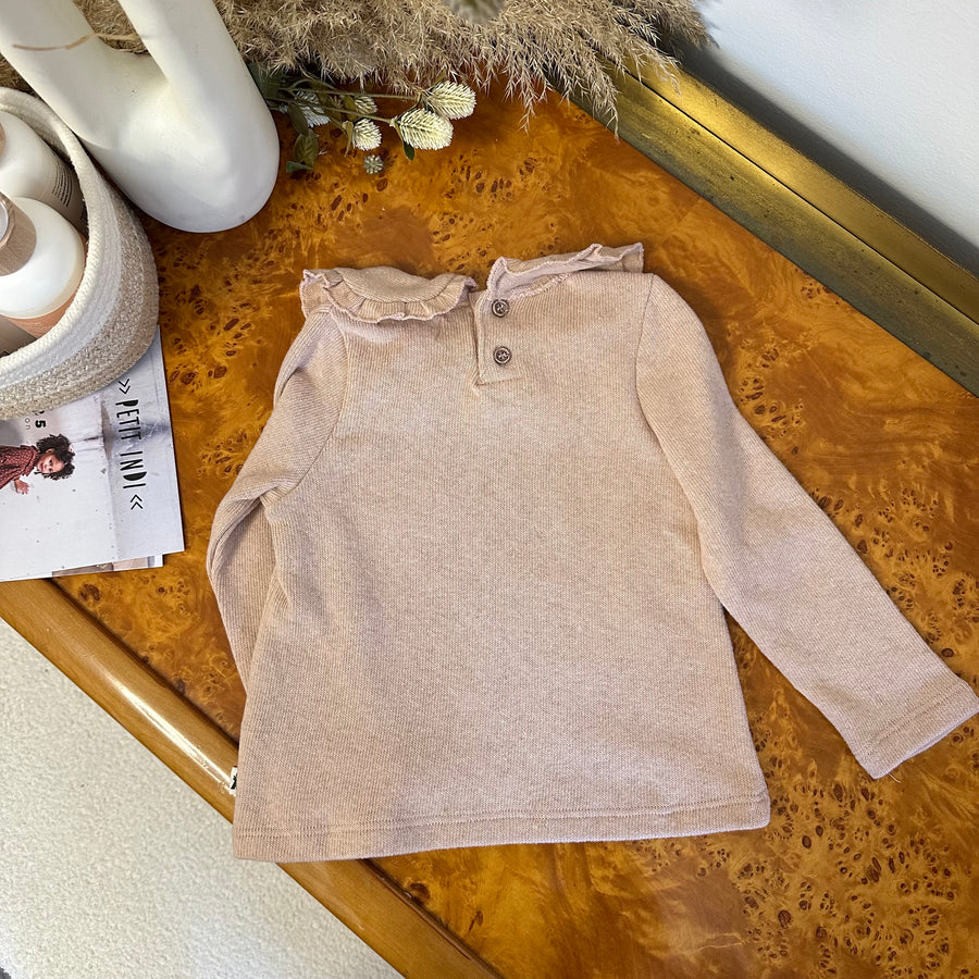Maglia in caldo cotone – Rosa polvere, morbidezza unica
