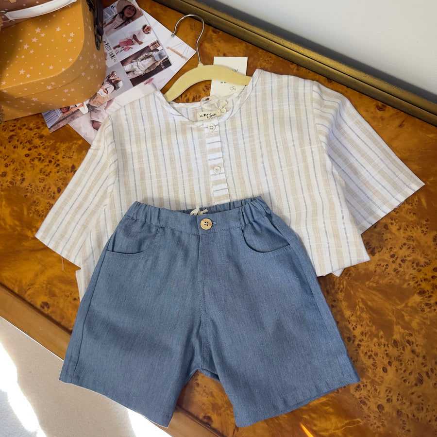 Polo in morbidissimo cotone a righe – versatile e facile da abbinare