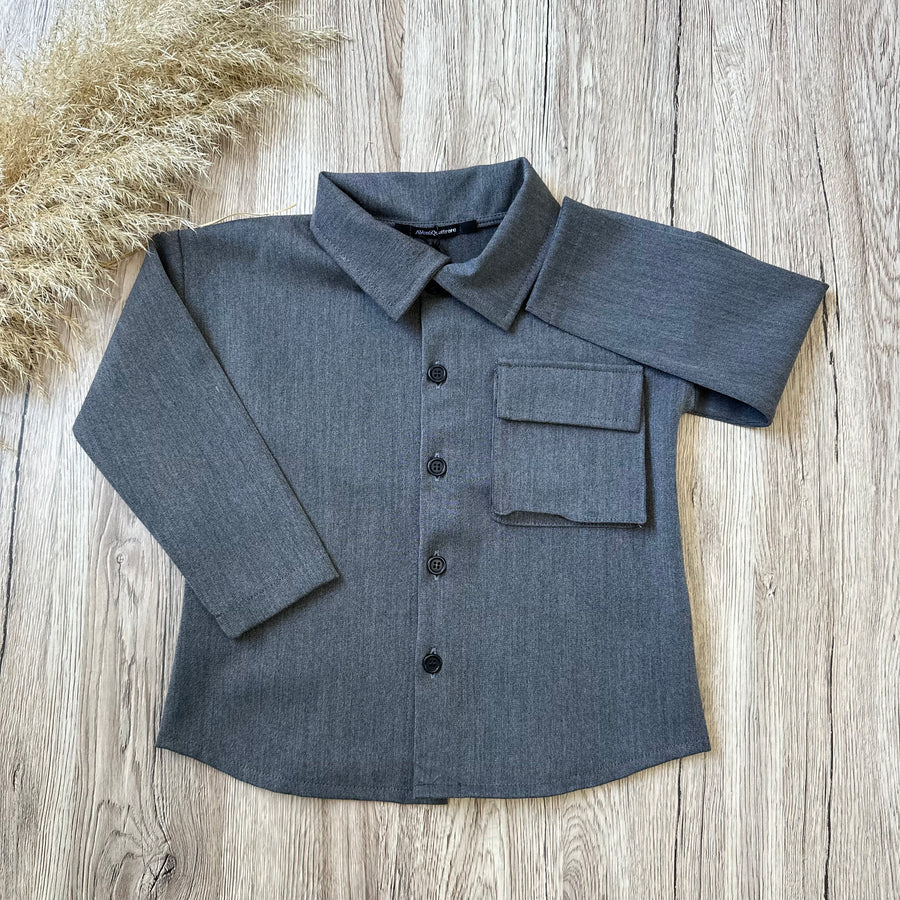 Camicia dal fit morbido in vigogna - pratica, comoda perfetta sempre