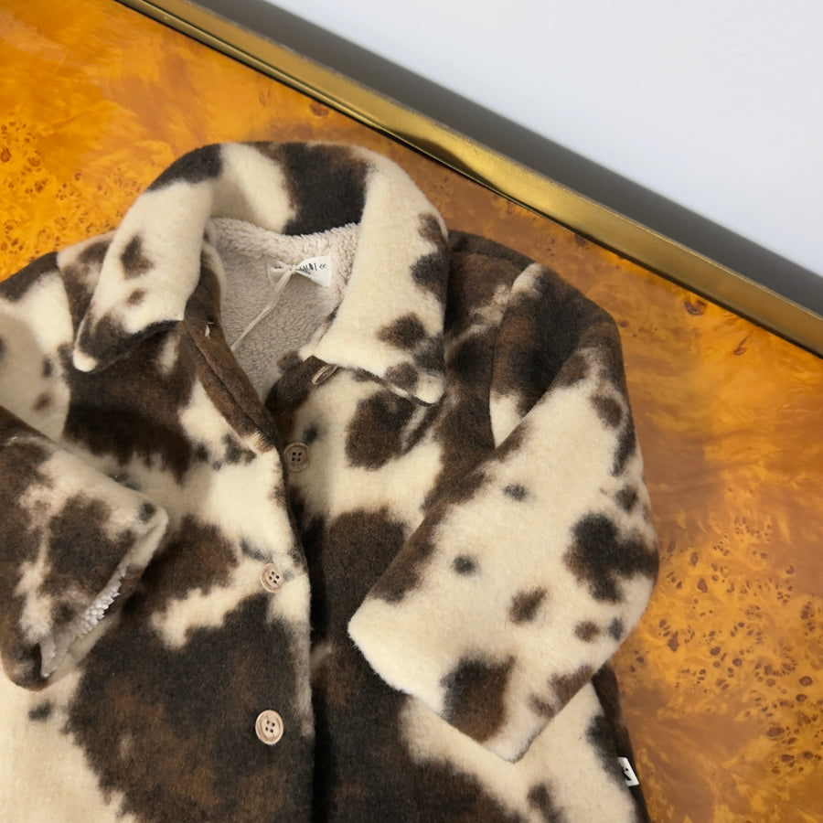 Cappotto con interno teddy COW