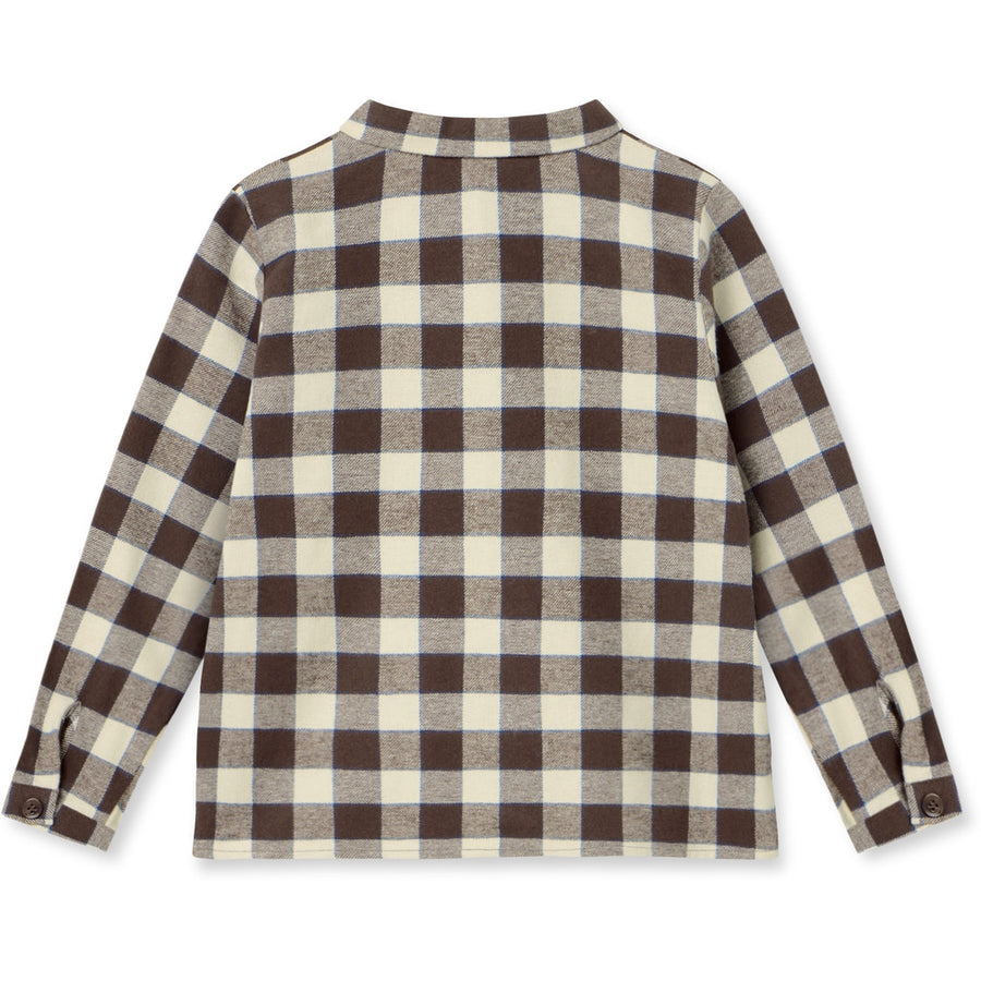 Camicia Cody manica lunga insignia check