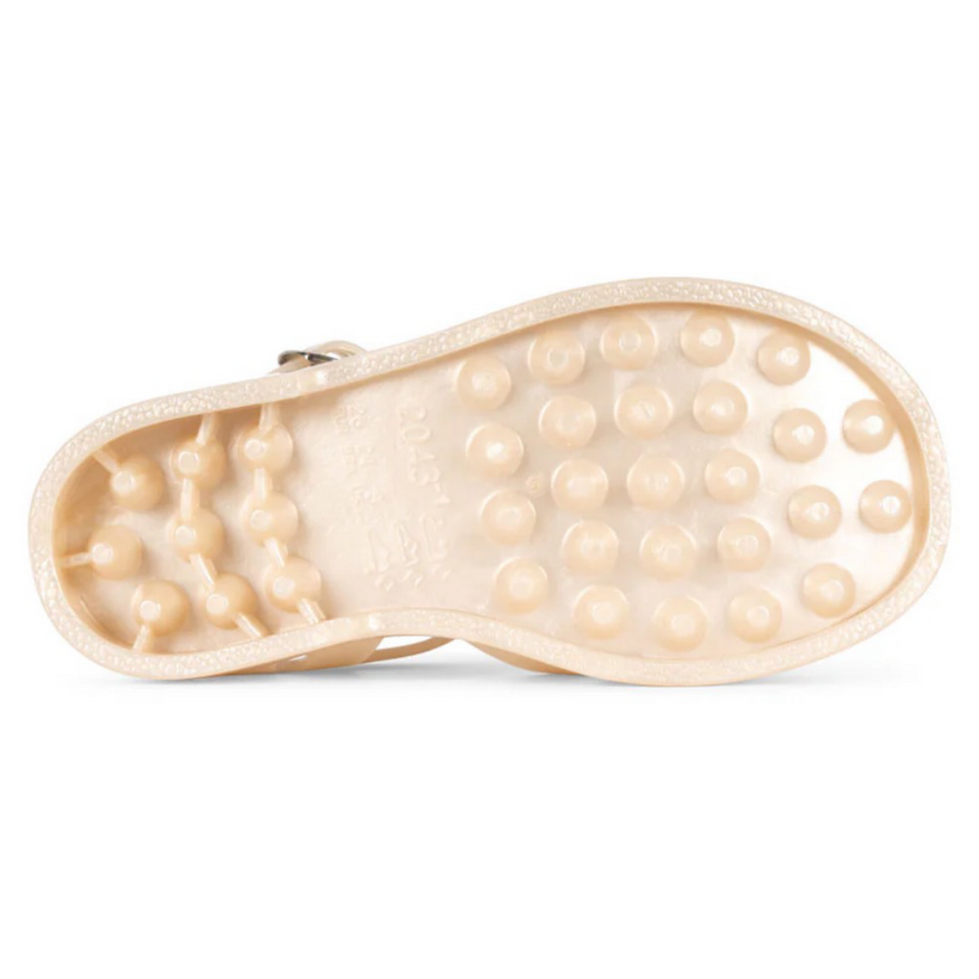 Sandali jelly con cinturino - pearl