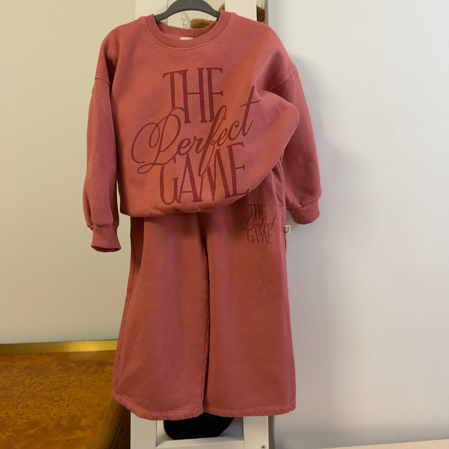 Pantalone in cotone  “the perfect game” – rose