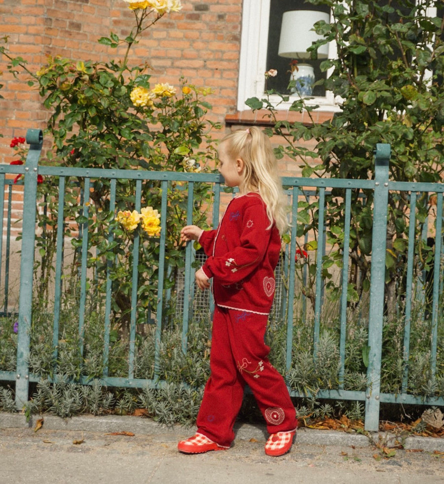 Pantalone Agnes – Dark Cranberry