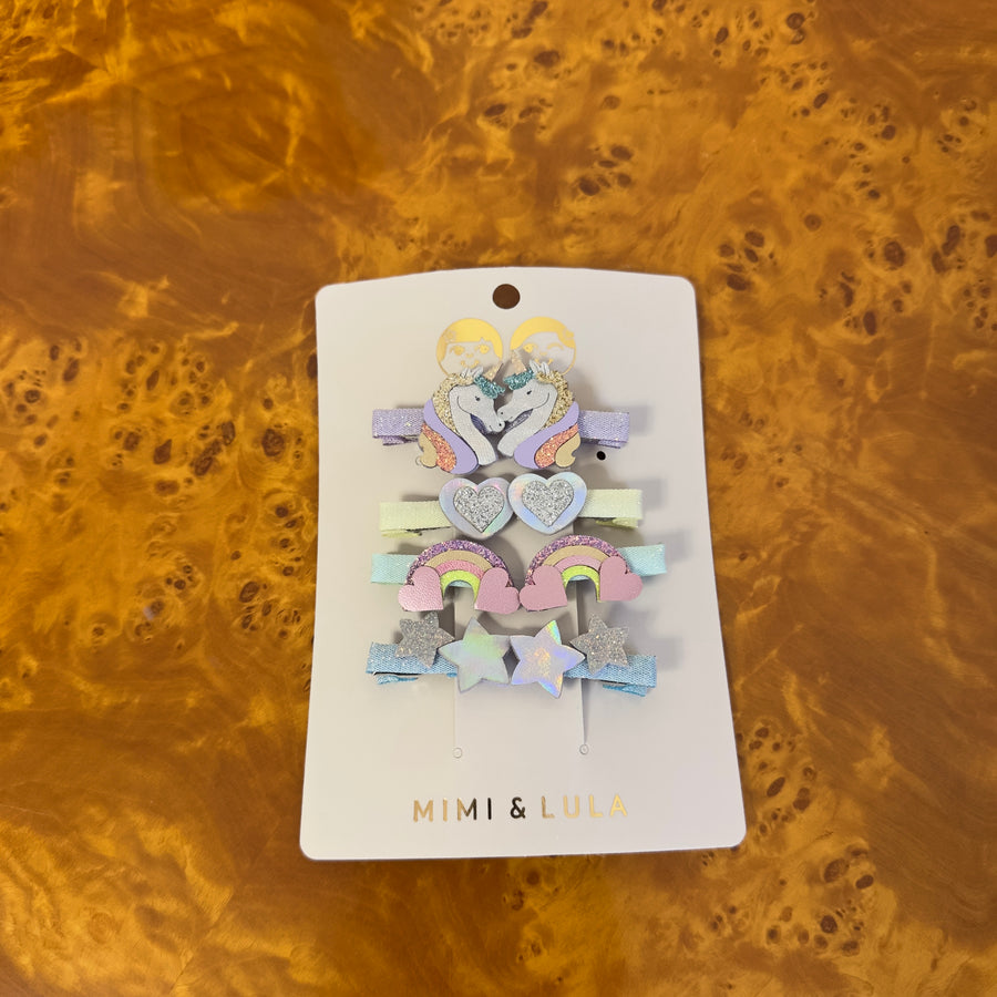 Dreamy unicorn mini clips