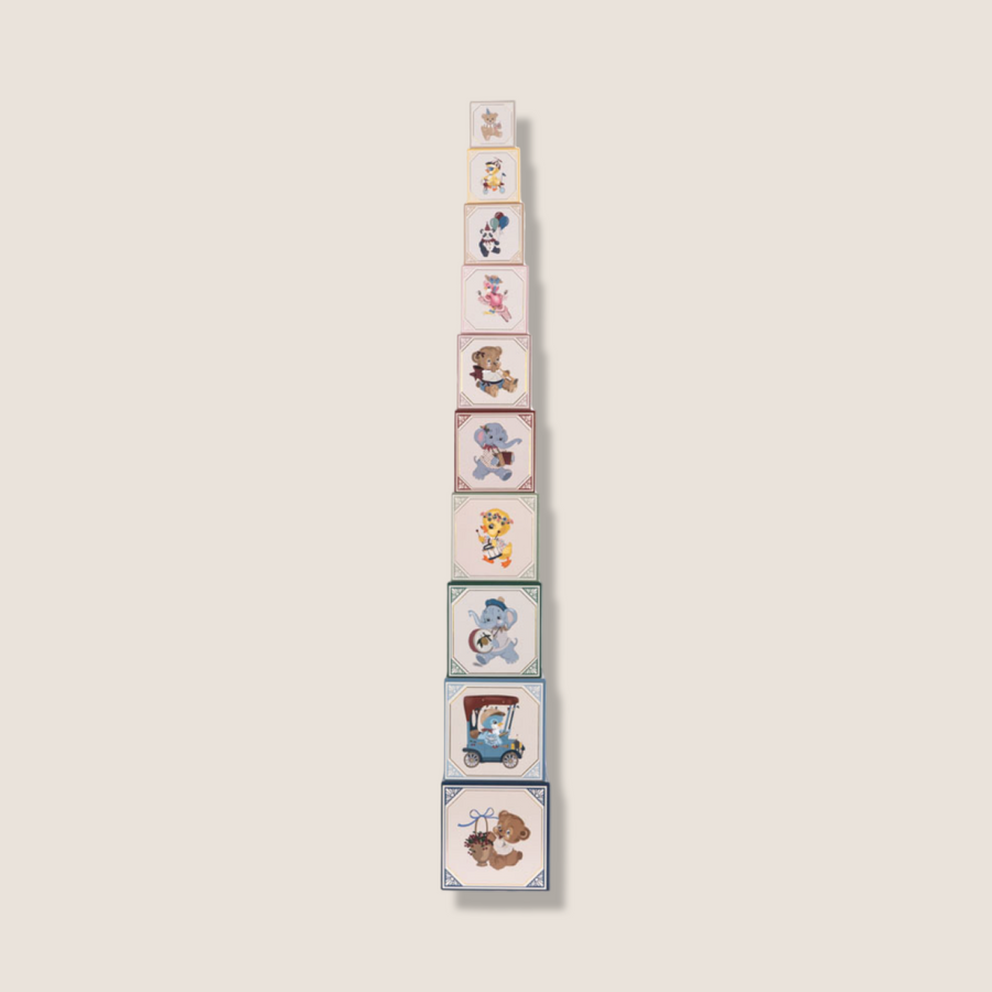 Set di cubi impilabili 1-10