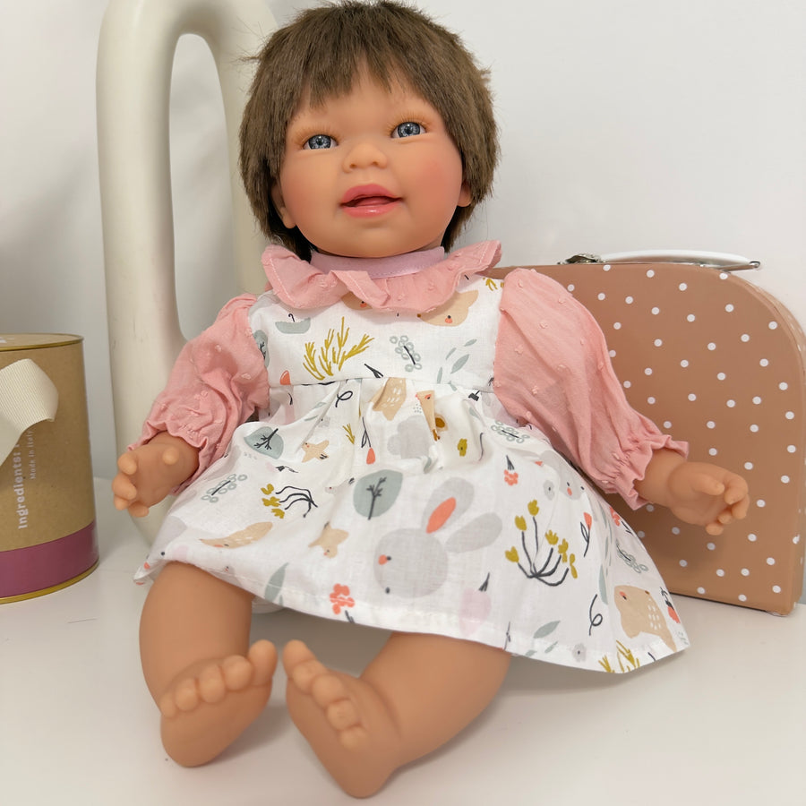 Reborn little Susi - Bambola 40 cm con arti in vinile e corpo morbido
