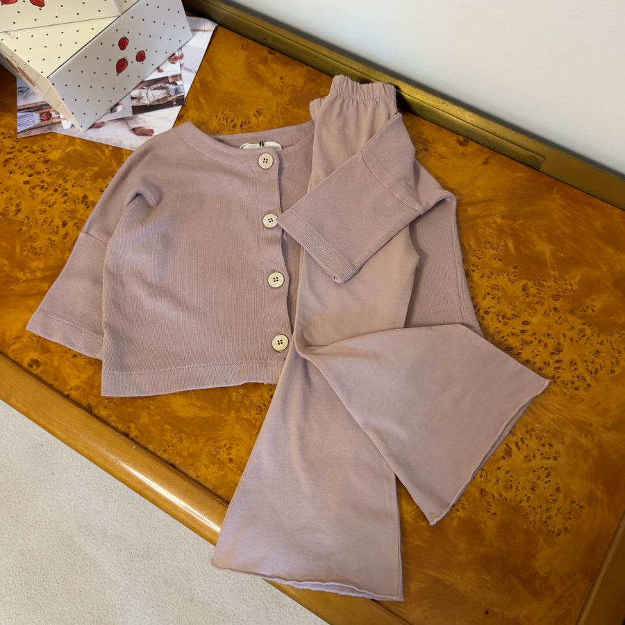 Cardigan a Scatoletta in Filo Morbidissimo – Cameo Rose