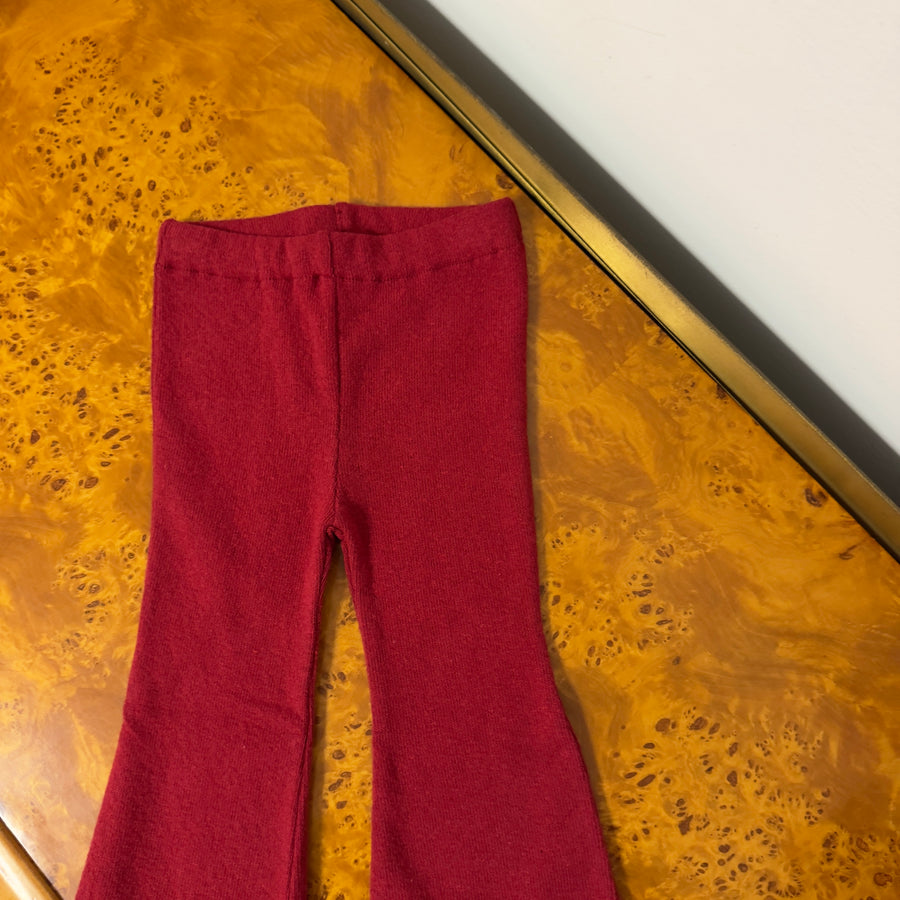 Pantalone Trombetta in Caldo Cotone -Amarena