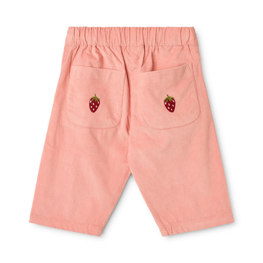 Belle Pants – Pantaloni in Cotone Elasticizzato -Warm Pink