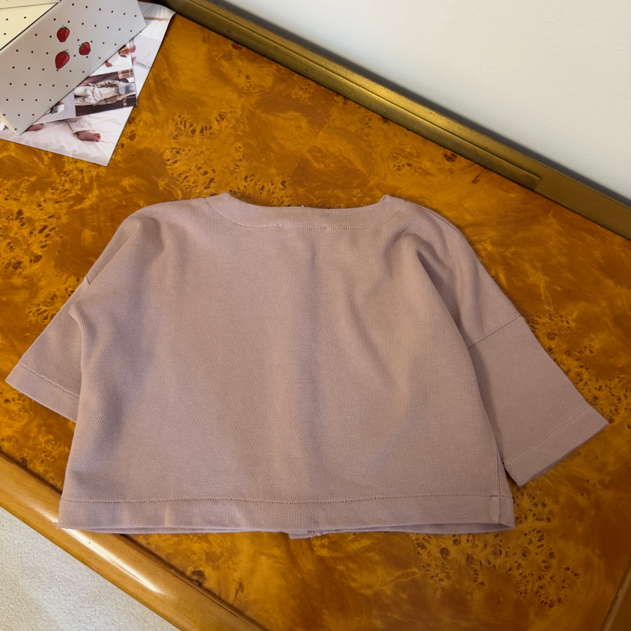 Cardigan a Scatoletta in Filo Morbidissimo – Cameo Rose