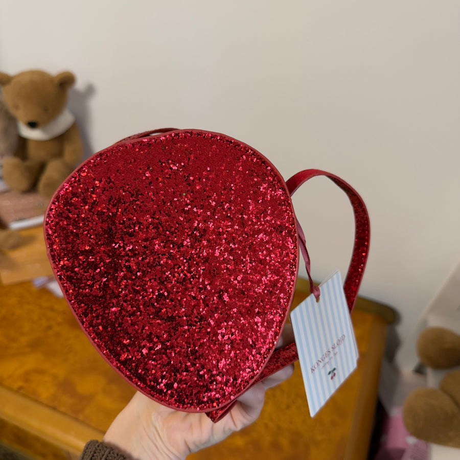 Borsina a Forma di Fragola Glitterata per Bambina – Accessorio Brillante e Originale